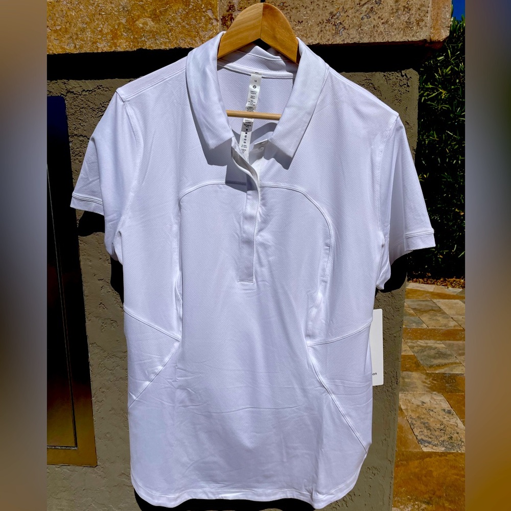 Lululemon Quick-Dry Short Sleeve Polo Shirt